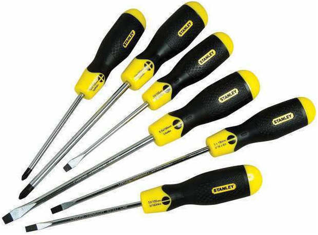 197 Stanley Σετ Κατσαβίδια Cushion Grip 0-65-007 6τμχ