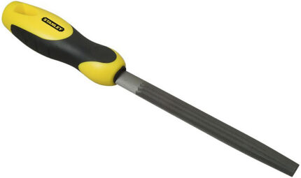 Stanley 0-22-455 Λίμα Μετάλλου 150mm Ημιστρόγγυλη με Λαβή (Μεσαίο Δόντι)