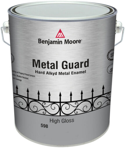 Benjamin Moore Metal Guard 598 Γυαλιστερό Λευκό  ντουκόχρωμα υψηλής αντοχής