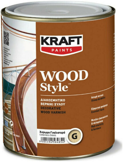 Βερνίκι Επιφανείας Wood Style 0.75lt Άχρωμο Γυαλιστερό