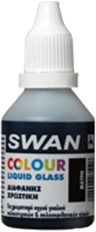 Swan Colour Liquid Glass Χρωστική Υγρού Γυαλιού Μαύρο 30ml