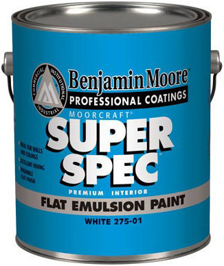 Benjamin Moore 275 SuperSpec Πλαστικό Χρώμα Λευκό 10lt