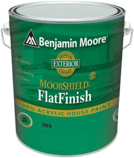 Benjamin Moore MooreShield House Paint Πλαστικό Χρώμα Λευκό Ακρυλικό 1lt