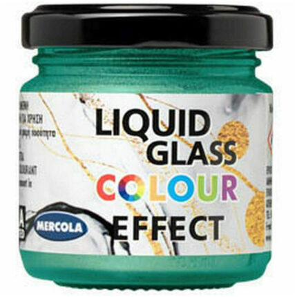 Mercola Liquid Glass Colour Effect Χρωστική για Υγρό Γυαλί Πέρλα Πράσινη 90ml