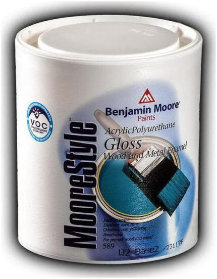 Ακρυλική Ριπολίνη Νερού MooreStyle 0.75lt Λευκό Ματ
