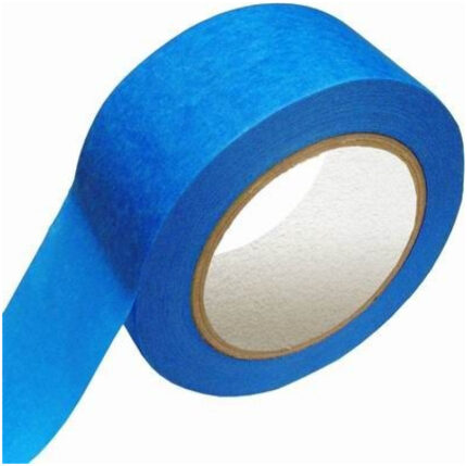 Χαρτοταινία Masking Tape UV ΜΠΛΕ 50mm x 50m