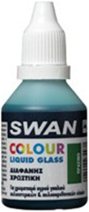 Swan Colour Liquid Glass Χρωστική Υγρού Γυαλιού Πράσινη 30ml