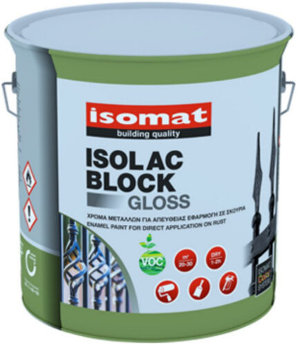 ISOLAC BLOCK GLOSS ΛΕΥΚΟ 750ml