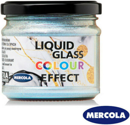 Mercola Liquid Glass Colour Effect Χρωστική για Υγρό Γυαλί Πέρλα Λευκή Πάστα 90ml