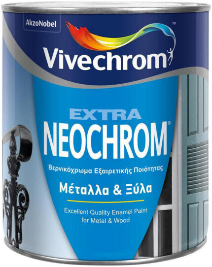 Βερνικόχρωμα Extra Neochrom 0.375lt Λευκό Γυαλιστερό