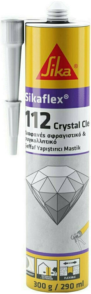 112 Crystal Clear Σφραγιστικό & Συγκολλητικό Διάφανο 290ml