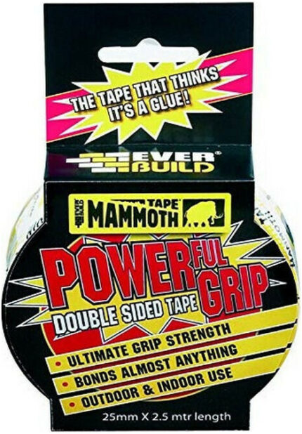 Everbuild Ταινία Διπλής Όψης Powerful Grip 12mm x 2.5m